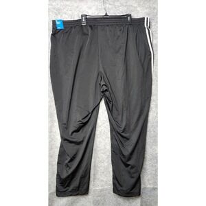 Adidas Mens Size 4X pants NEW BLACK Regular Fit Coupe Standard Tapered leg NWT